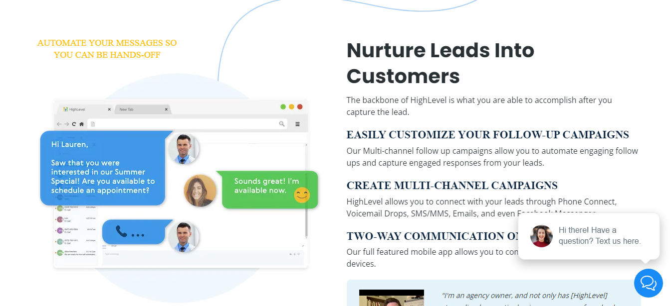 Key Features of GoHigh Level

